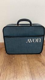 Avon koffertje, Sieraden, Tassen en Uiterlijk, Beautycases, Blauw, Gebruikt, Ophalen of Verzenden, Softcase