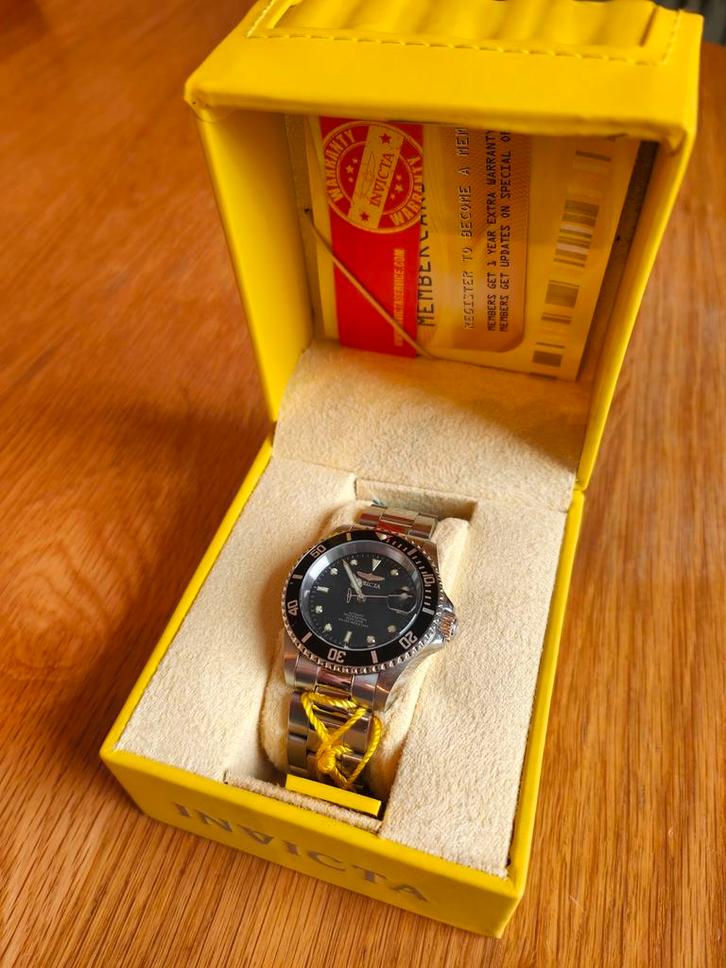 Invicta automatic diver horloge, Sieraden, Tassen en Uiterlijk, Horloges | Heren, Zo goed als nieuw, Polshorloge, Overige merken