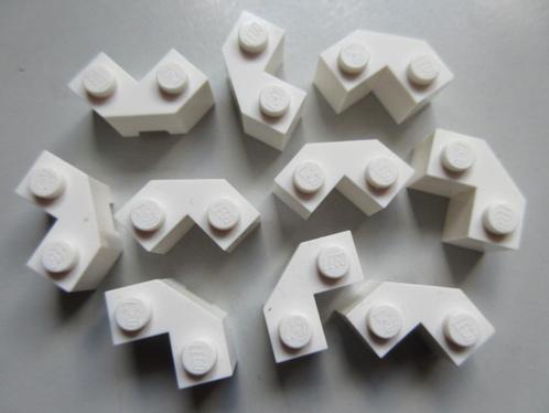 nr. 8043, 10 Witte hoekstenen, facetstenen 2x2., Kinderen en Baby's, Speelgoed | Duplo en Lego, Nieuw, Lego, Complete set, Ophalen