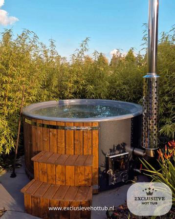 Exclusieve hottub houtgestookt-elektrisch of hybride!!! beschikbaar voor biedingen