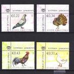 kip haan duif kalkoen eend Cyprus 2009 compleet postfris, Postzegels en Munten, Dier of Natuur, Verzenden, Postfris