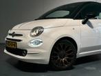 Fiat 500 0.9 TwinAir Turbo 120th Edition /Clima/Cruise/LED/P, Gebruikt, Euro 6, Leder en Stof, Wit