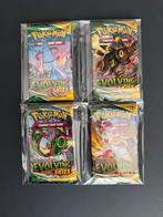 Pokémon Art-set Evolving Skies 4x boosterpack, Hobby en Vrije tijd, Verzamelkaartspellen | Pokémon, Ophalen, Nieuw, Booster
