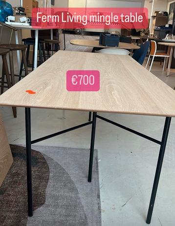 Ferm Living mingle eettafel eikenhout showmodel beschikbaar voor biedingen
