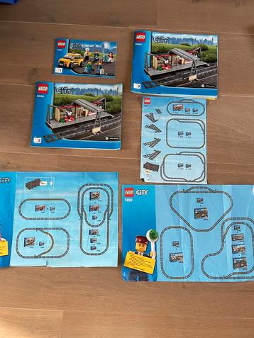 Lego city trein set 60050/60052 met extra rails