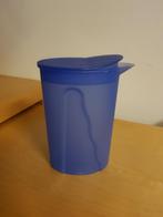 Tupperware sapkan 1 liter, Huis en Inrichting, Keuken | Tupperware, Ophalen of Verzenden, Gebruikt, Blauw, Beker of Kan