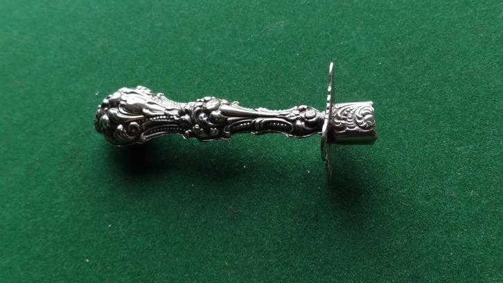 Zegellakhouder zilver Chester eind 19e eeuw lakzegel, Antiek en Kunst, Antiek | Goud en Zilver, Zilver, Ophalen of Verzenden