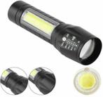 LED Zaklamp / Looplamp Waterdicht SOS functie USB Oplaadbaar, Ophalen of Verzenden, Nieuw, Accu