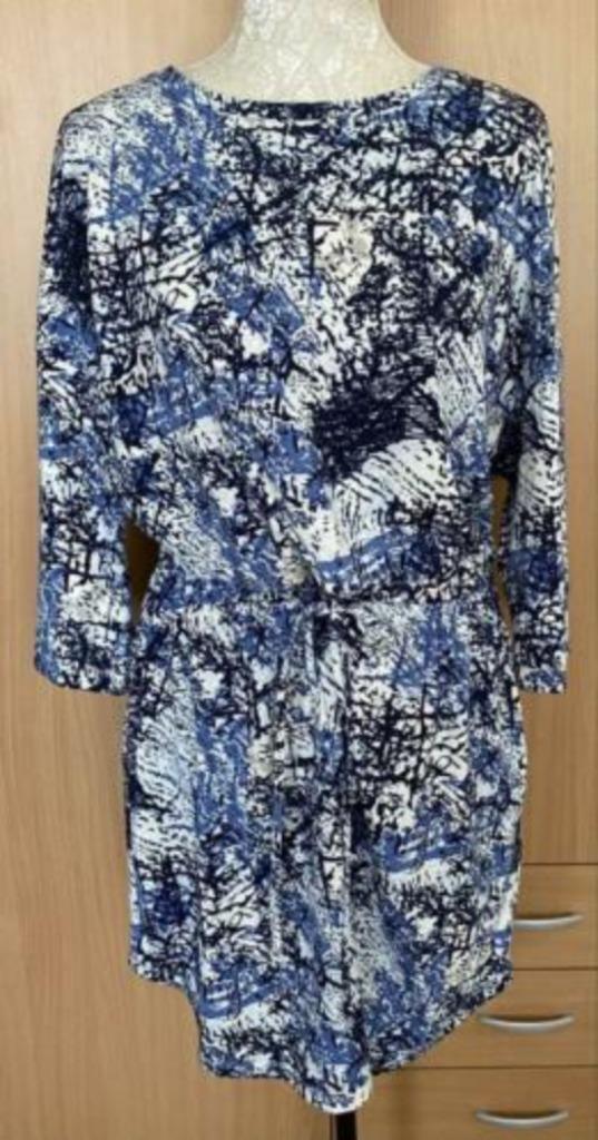 Peacocks jurk XL, Kleding | Dames, Grote Maten, Zo goed als nieuw, Blouse of Tuniek, Blauw, Ophalen of Verzenden