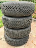 Winterbanden 195/65 R15 Continental WinterContact op velg, Auto-onderdelen, Banden en Velgen, Ophalen, Gebruikt, 15 inch, Winterbanden