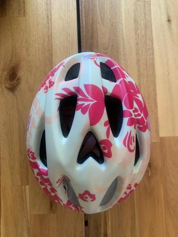Volare Fietshelm Deluxe | Roze Bloemen beschikbaar voor biedingen
