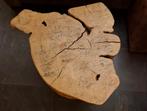 Unieke boomstam salontafel, Ophalen, Gebruikt, 50 tot 100 cm, Rustiek