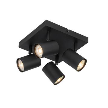 zwarte 4 spots plafonlamp  beschikbaar voor biedingen