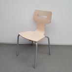 EromesMarko schoolstoel - ahorn kleur houten zitting, Huis en Inrichting, Stoelen, Gebruikt