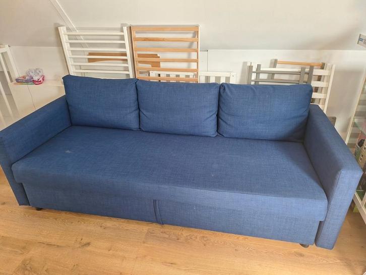 Slaapbank Ikea 3 zitter FRIHETEN, Huis en Inrichting, Slaapkamer | Slaapbanken, Gebruikt, Overige maten, Overige maten, Twijfelaar