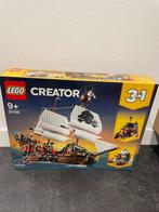 Lego creator 31109 piratenschip (nieuw), Ophalen of Verzenden, Nieuw, Complete set, Lego