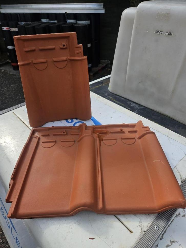 Nelskamp SP10 dubbele Tuile du Nord natuurrood dakpannen, Doe-het-zelf en Verbouw, Dakpannen en Dakbedekking, Nieuw, Dakpannen