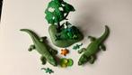 Playmobil 3229 krokodillen schildpad boom bloemen, Kinderen en Baby's, Speelgoed | Playmobil, Ophalen, Zo goed als nieuw, Los playmobil