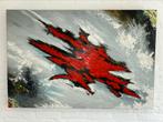 Schilderij de big bang 120x80cm z.g.a.n., Ophalen of Verzenden