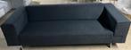 Design on Stock Hopper 3-zits bank in zwarte stof, Huis en Inrichting, Ophalen, Gebruikt, Overige maten, 75 tot 100 cm