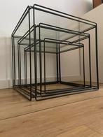 Vintage Isocele Max Sauze Nesting Tables Jaren 60/70, Ophalen, Minder dan 45 cm, Minder dan 55 cm, Gebruikt