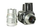 Hasselblad 500 C met lenzen, Ophalen of Verzenden, Gebruikt, Spiegelreflex, Overige Merken