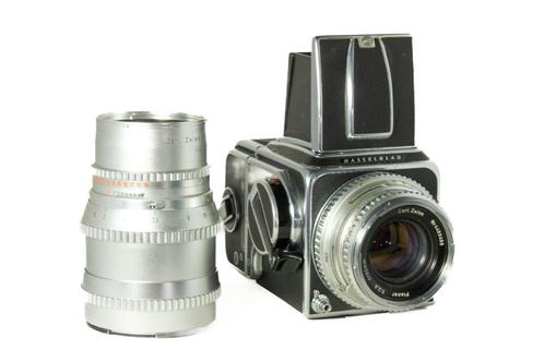 Hasselblad 500 C met lenzen, Audio, Tv en Foto, Fotocamera's Analoog, Gebruikt, Spiegelreflex, Overige Merken, Ophalen of Verzenden