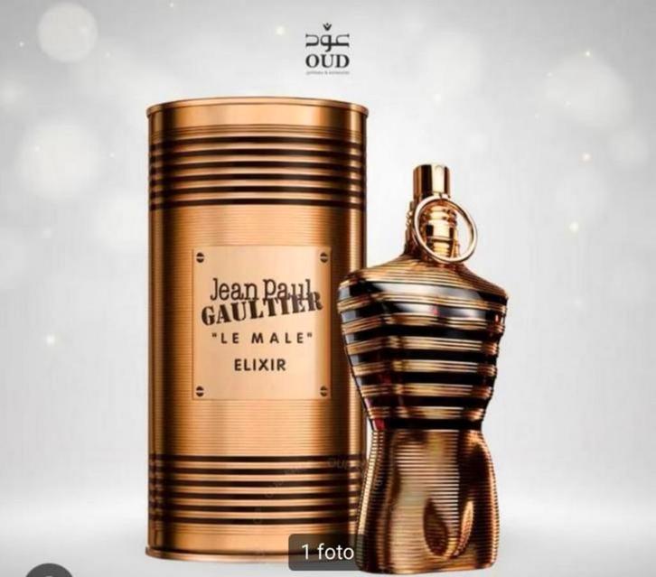 Jean Paul Gaultier LE MALE ELIXER 125ml, Sieraden, Tassen en Uiterlijk, Uiterlijk | Parfum, Zo goed als nieuw, Ophalen of Verzenden