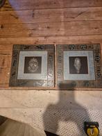 Vintage Afrikaanse wandkleden, Huis en Inrichting, Woonaccessoires | Lijsten, Ophalen of Verzenden, Hout