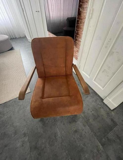 Fateuil cognac, Huis en Inrichting, Fauteuils, Ophalen