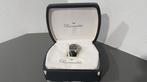 Faconnable Cocoon Garnet krokodillen leer saffier horloge, Overige merken, Leer, Staal, Verzenden