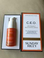 Nog 1! Sunday Riley C.E.O C+E Rapid Flash Brightening Serum, Ophalen of Verzenden, Nieuw, Gehele gezicht, Verzorging