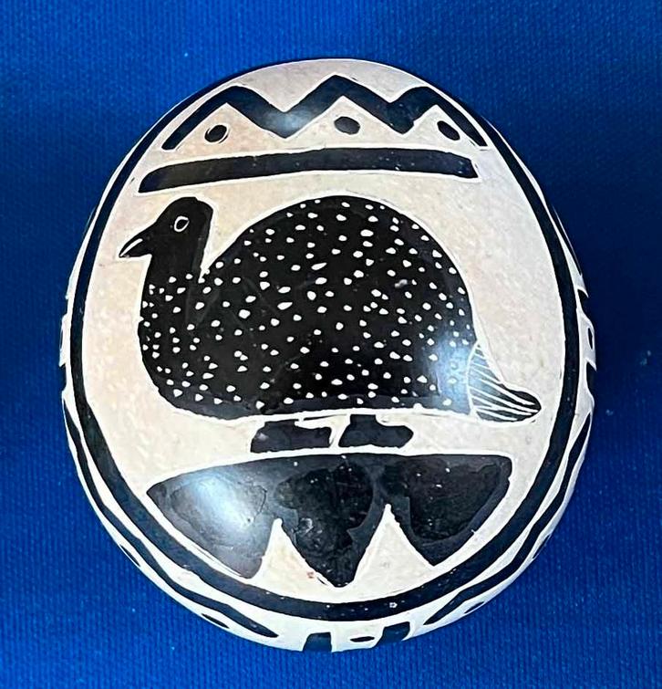 4 bewerkte stenen eieren, Sieraden, Tassen en Uiterlijk, Edelstenen, Zo goed als nieuw, Ophalen of Verzenden