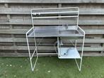 Ikea SUNNERSTA verbouw keukenblok / wasbak / 112x56x139 cm, Ophalen, Zo goed als nieuw, Wit, Enkelwandige keuken
