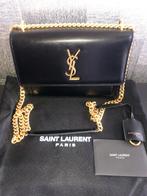 ✨SALE €135,- ✨Yves Saint Laurent YSL Sunset zwart kalfsleer, Ophalen of Verzenden, Zwart