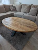 Mango Houten Eettafel, Huis en Inrichting, Tafels | Eettafels, Gebruikt, 100 tot 150 cm, Metaal, Vier personen