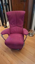 Mooie relaxfauteuil van De Toekomst meubelfabriek, Ophalen, Modern design, Minder dan 75 cm, Metaal