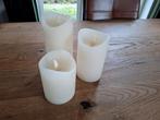 3 kaarsen op batterij, Ophalen, Nieuw, Overige materialen, Minder dan 25 cm
