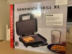 Watshome Tosti-ijzer / Sandwich Grill XL - Nieuwstaat, Witgoed en Apparatuur, Ophalen of Verzenden, Uitneembare platen, Nieuw