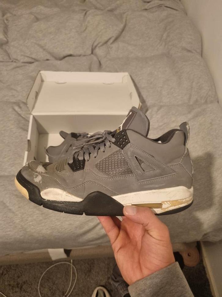 Nike Air Jordan 4 Retro Cool Grey maat 43, Kleding | Heren, Schoenen, Gedragen, Sneakers of Gympen, Overige kleuren, Ophalen