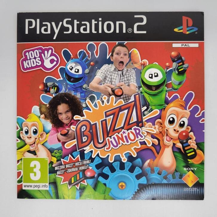 Buzz Junior Demo - Playstation 2 PS2 - PAL, Spelcomputers en Games, Games | Sony PlayStation 2, Gebruikt, Overige genres, 3 spelers of meer