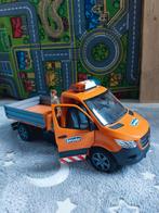 Bruder Mercedes Sprinter Gemeentewerken + Figuur, Ophalen of Verzenden, Zo goed als nieuw