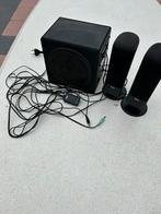 Speaker set met subwoofer, Computers en Software, Pc speakers, Ophalen, Zo goed als nieuw