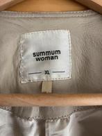 Echt leren jack gebroken wit summum, Kleding | Dames, Ophalen of Verzenden, Zo goed als nieuw, Maat 46/48 (XL) of groter, Wit