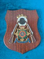 Wapenschild Korps Mariniers COM Schiet Vereniging, Ophalen of Verzenden, Marine, Nederland, Embleem of Badge