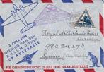 3 JULI 1938 OPENING VAN DEN K.N.I.L.M. DIENST OP AUSTRALIE, Postzegels en Munten, Brieven en Enveloppen | Nederland, Ophalen of Verzenden