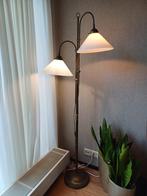 mooie lamp, koper met glazen kelken, Huis en Inrichting, Lampen | Vloerlampen, 150 tot 200 cm, Gebruikt, Ophalen, Glas