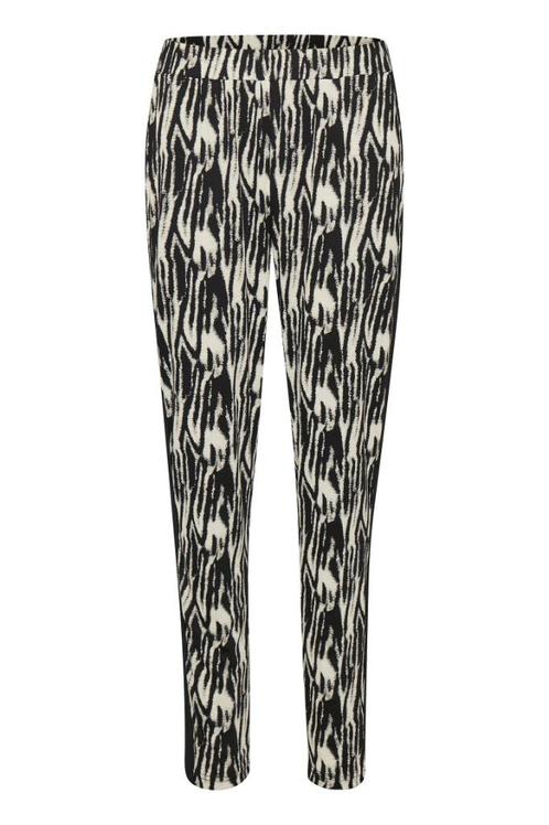 NIEUW! All over print tregging van Bonaparte maat L 42 44 46, Kleding | Dames, Broeken en Pantalons, Nieuw, Maat 42/44 (L), Zwart