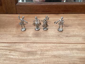 Vintage Tinnen Figuurtjes - Set van 4 beschikbaar voor biedingen