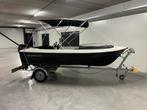 Seafinder 435 sloep incl. trailer en Tohatsu 9.8 PK, Ophalen, Overige materialen, Zo goed als nieuw, Minder dan 10 pk